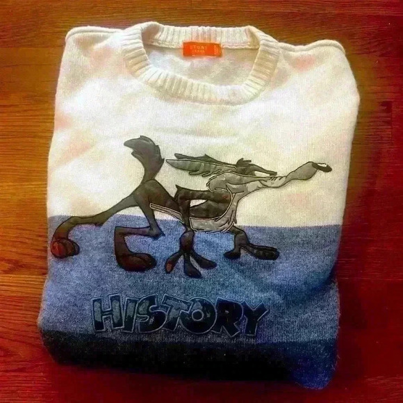 Vintage Iceberg History Road Runner Mens Sweater XXL. Good cond
Made in Italy - Picture 7 of 15